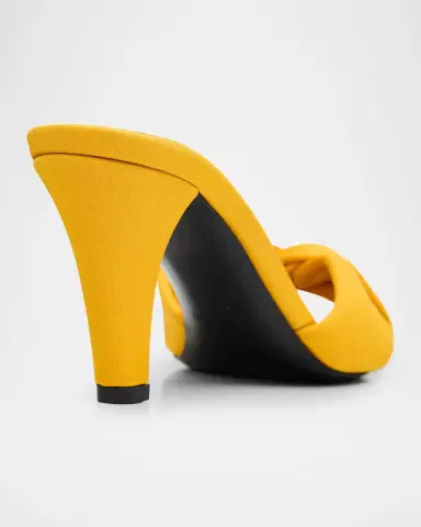 Saint Laurent 75mm Franciane Satin Mule Sandals | Thumbnail 3 Saint Laurent 75mm Franciane Satin Mule Sandals | Thumbnail 3