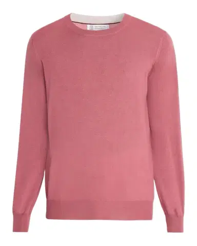 Brunello Cucinelli Men's Wool and Cashmere Crewneck Sweater | Thumbnail 1