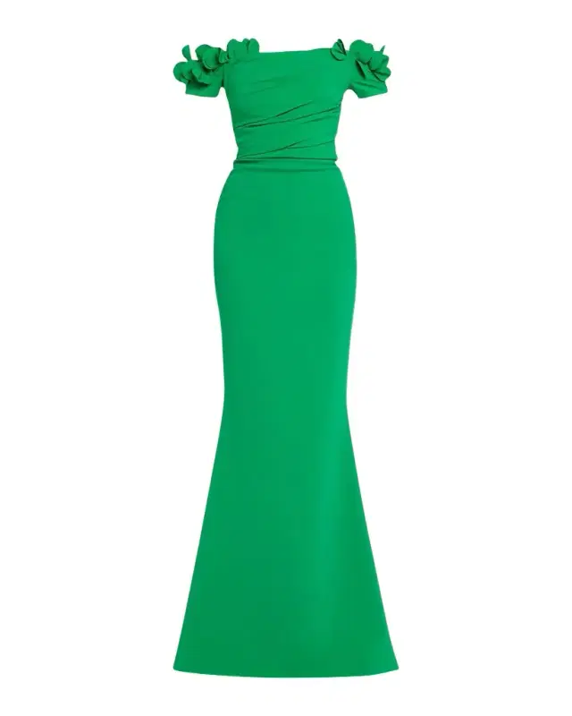 Chiara Boni La Petite Robe Yiana Off-Shoulder Mermaid Gown