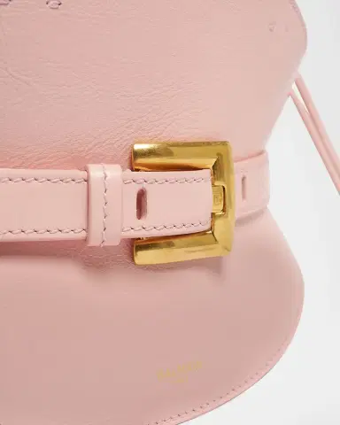 Balmain Shuffle Mini Belted Top-Handle Bag in Leather | Thumbnail 5