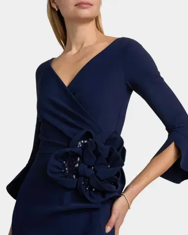 Chiara Boni La Petite Robe Triana Sequin Rosette Bodycon Dress | Thumbnail 5 Chiara Boni La Petite Robe Triana Sequin Rosette Bodycon Dress | Thumbnail 5