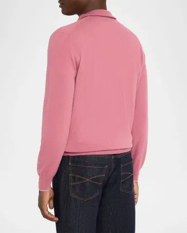 Brunello Cucinelli Men's Cashmere Turtleneck Sweater | Thumbnail 3