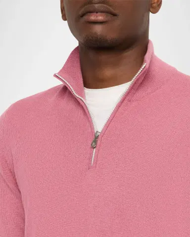 Brunello Cucinelli Men's Cashmere Turtleneck Sweater | Thumbnail 5