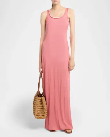 Giorgio Armani Layered Maxi Tank Dress | Thumbnail 2 Giorgio Armani Layered Maxi Tank Dress | Thumbnail 2