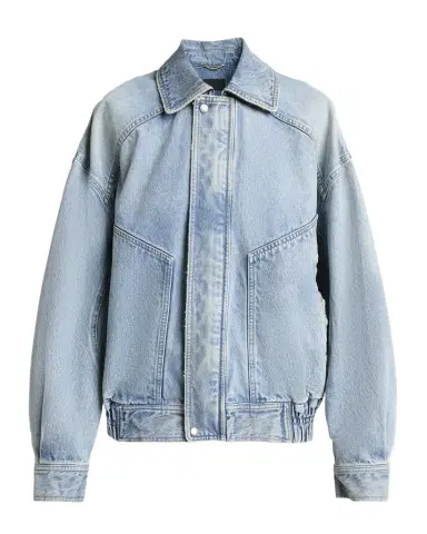 Saint Laurent Oversized Denim Zip Shirt Jacket | Thumbnail 1