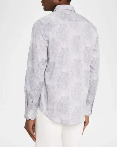 Robert Graham Men's Lexington Maxi-Floral Sport Shirt | Thumbnail 3