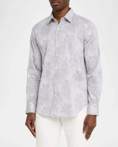 Robert Graham Men's Lexington Maxi-Floral Sport Shirt | Thumbnail 4