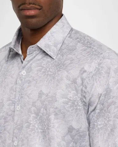 Robert Graham Men's Lexington Maxi-Floral Sport Shirt | Thumbnail 5