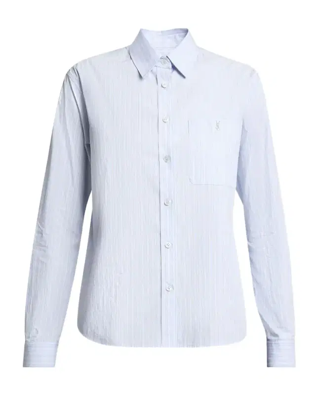 Striped Cotton Button-Down Shirt