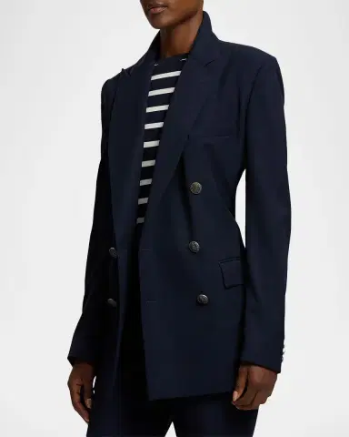 Ralph Lauren Collection Ramona Grain De Poudre Jacket | Thumbnail 6