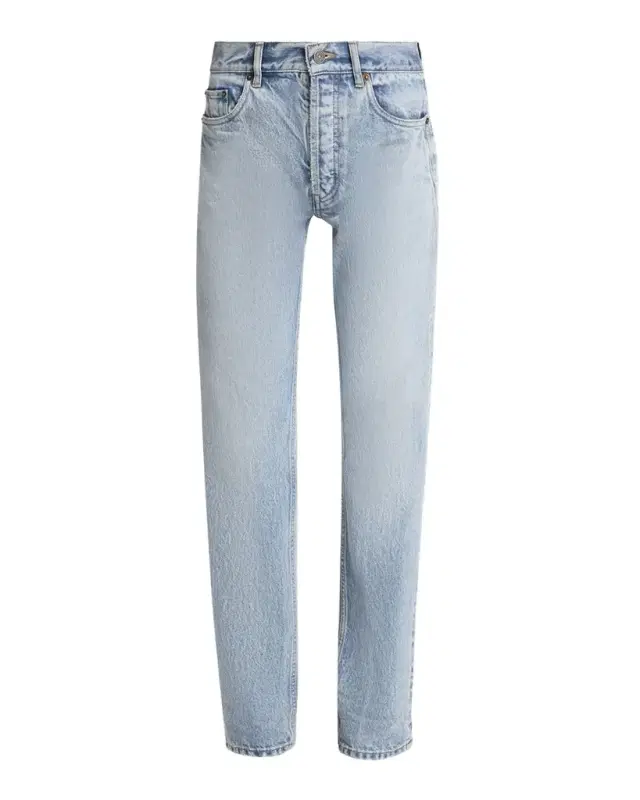Saint Laurent Relaxed Slim-Leg Ankle Jeans