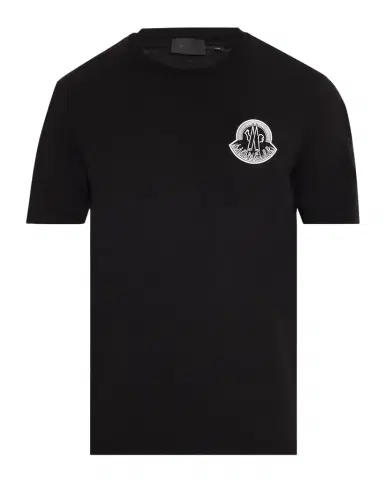 Moncler en's Logo-Print Short-Sleeve Cotton T-Shirt | Thumbnail 1