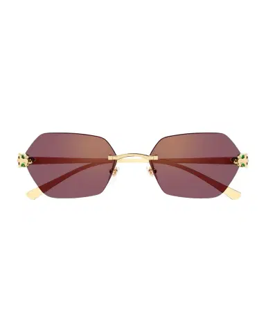 Cartier Panthère de 55mm Geometric Sunglasses | Thumbnail 1 Cartier Panthère de 55mm Geometric Sunglasses | Thumbnail 1
