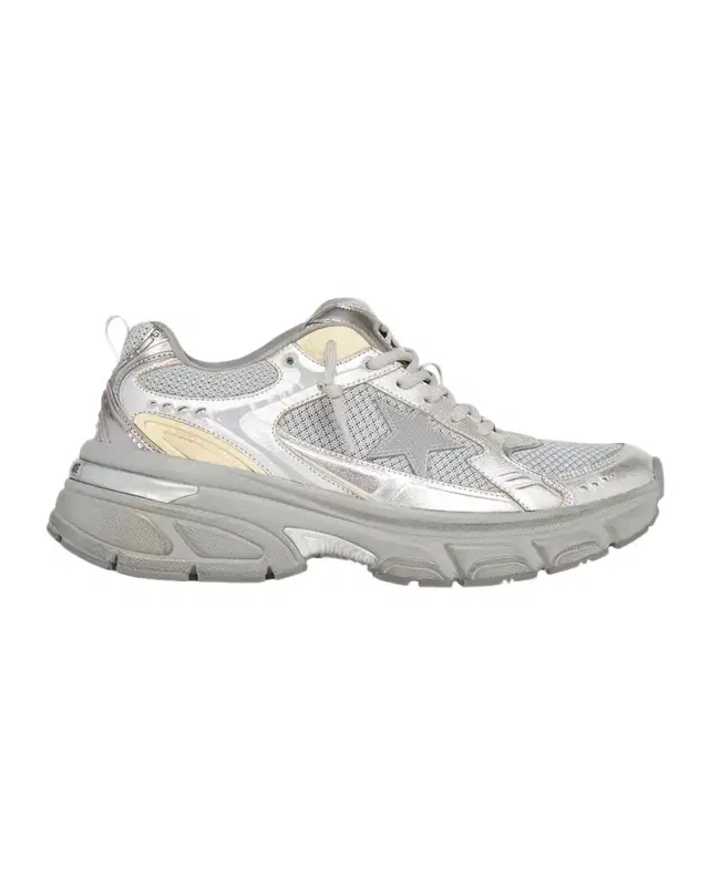 Men 's Lightstar Mesh and Leather Runner Sneakers
