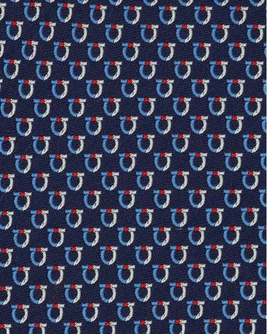 Ferragamo Men's Barzio Woven Micro-Gancio Silk Tie | Thumbnail 4