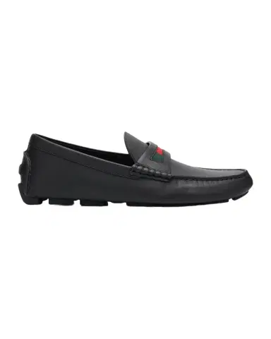 Gucci Men's Leather Moc-Toe Drivers | Thumbnail 1 Gucci Men's Leather Moc-Toe Drivers | Thumbnail 1