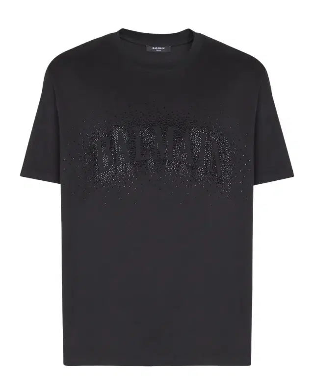 Men 's Embroidered Crystal Logo T-hirt
