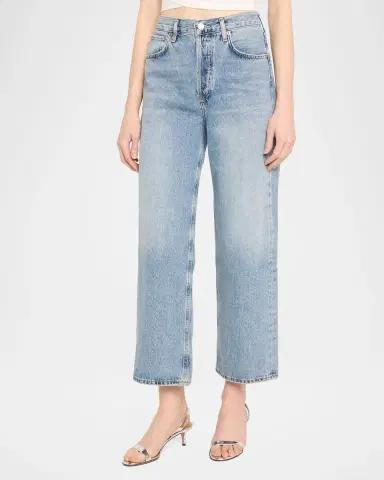 AGOLDE Ren Wide-Leg Crop Jeans | Thumbnail 4