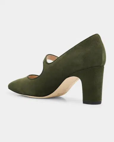 Manolo Blahnik Campariba Kid Suede Pumps | Thumbnail 2