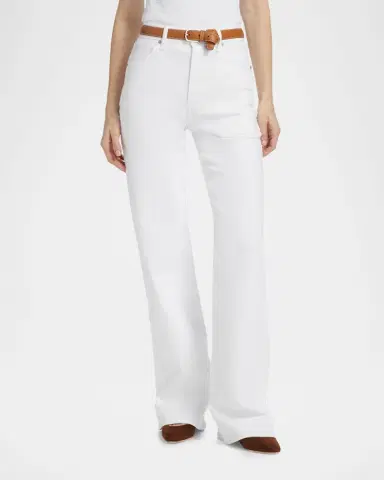 Veronica Beard Crosbie High-Rise Wide-Leg Jeans | Thumbnail 4