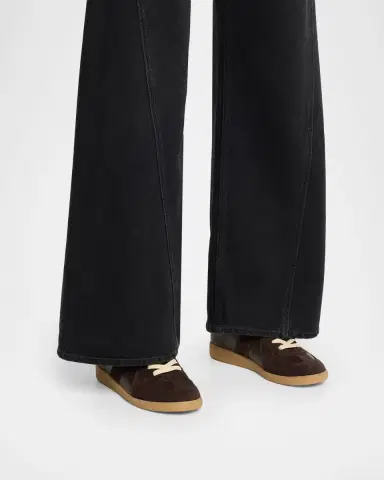 Maison Margiela Replica Suede & Leather Sneakers | Thumbnail 2 Maison Margiela Replica Suede & Leather Sneakers | Thumbnail 2