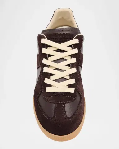 Maison Margiela Replica Suede & Leather Sneakers | Thumbnail 6 Maison Margiela Replica Suede & Leather Sneakers | Thumbnail 6