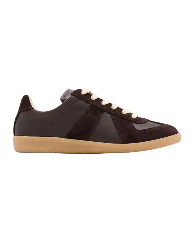 Maison Margiela Replica Suede & Leather Sneakers