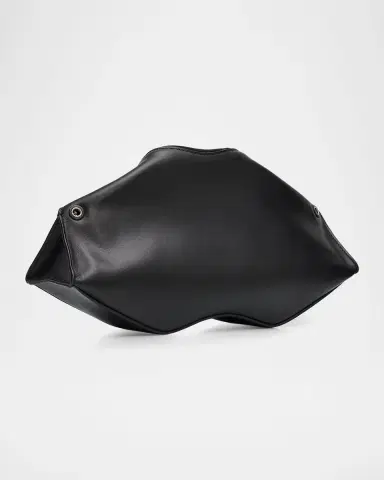 Alexander McQueen Manta Sculptural Smooth Leather Clutch Bag | Thumbnail 3 Alexander McQueen Manta Sculptural Smooth Leather Clutch Bag | Thumbnail 3