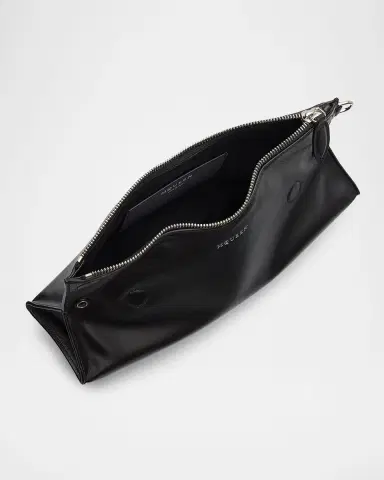 Alexander McQueen Manta Sculptural Smooth Leather Clutch Bag | Thumbnail 4 Alexander McQueen Manta Sculptural Smooth Leather Clutch Bag | Thumbnail 4