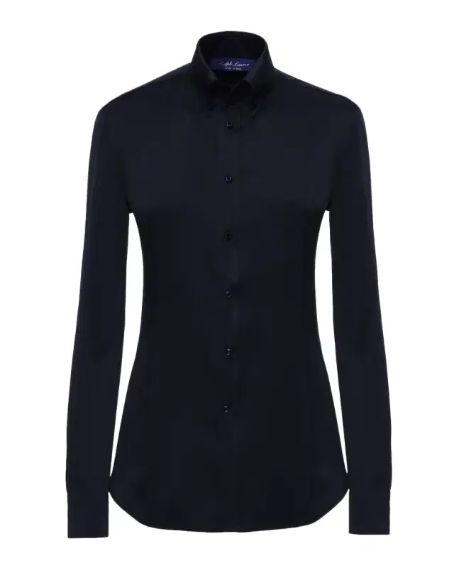 Ralph Lauren Collection Cameron Straight-Fit Silk Shirt