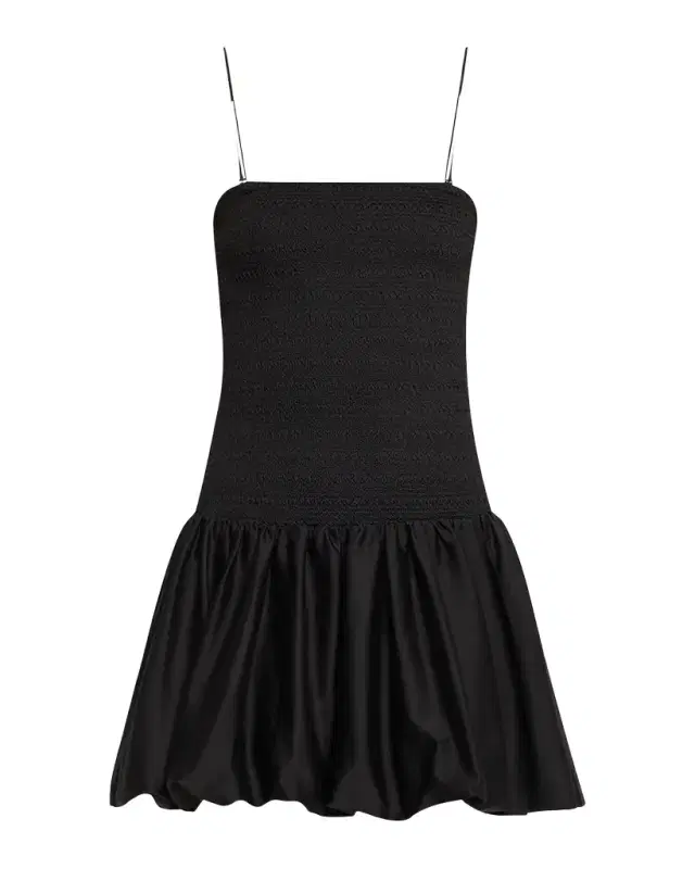 ALICE + OLIVIA Arden Drop-Waist Bubble Mini Dress