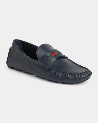 Gucci Men's Leather Moc-Toe Drivers | Thumbnail 5 Gucci Men's Leather Moc-Toe Drivers | Thumbnail 5