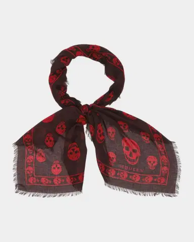 Alexander McQueen Men's Abstract Skull Scarf | Thumbnail 2