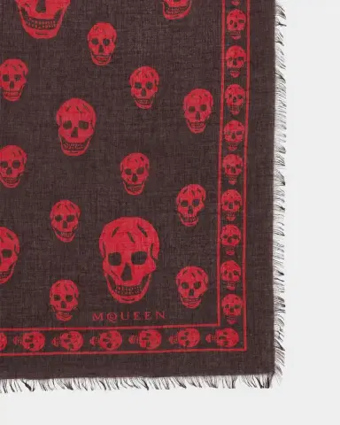 Alexander McQueen Men's Abstract Skull Scarf | Thumbnail 3