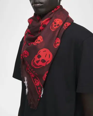 Alexander McQueen Men's Abstract Skull Scarf | Thumbnail 1