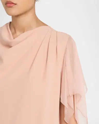 Valentino Garavani Campiona Draped Silk Dress | Thumbnail 5 Valentino Garavani Campiona Draped Silk Dress | Thumbnail 5