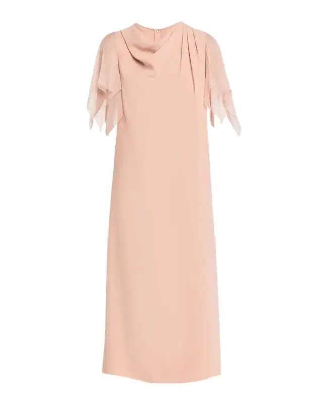 Valentino Garavani Campiona Draped Silk Dress