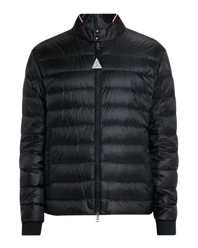 Moncler Men 's Quilted Nylon Short Down Jacket