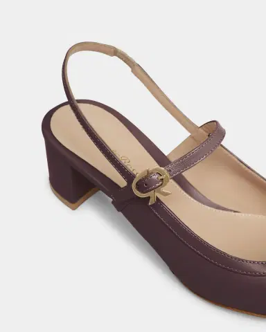 Gianvito Rossi Calfskin Mary Jane Slingback Pumps | Thumbnail 3 Gianvito Rossi Calfskin Mary Jane Slingback Pumps | Thumbnail 3