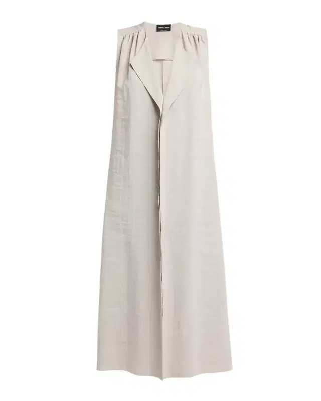 Sleeveless Silk Maxi Shirtdress