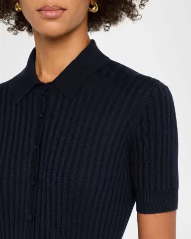 Gabriela Hearst Amor Polo Ribbed Cashmere Dress | Thumbnail 5