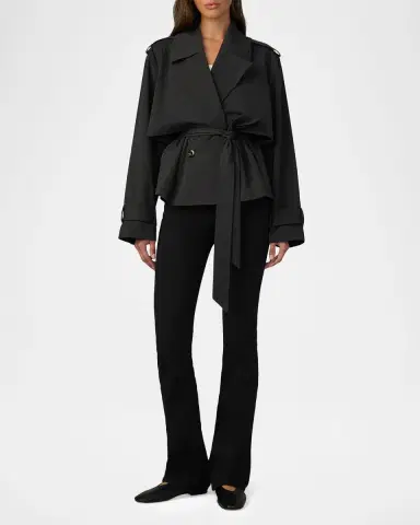 Joe 's Jeans Liz Cropped Trench Coat | Thumbnail 2