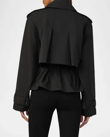 Joe 's Jeans Liz Cropped Trench Coat | Thumbnail 6