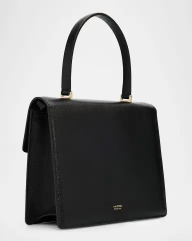 Tom Ford Aube Small Leather Top-Handle Bag | Thumbnail 3 Tom Ford Aube Small Leather Top-Handle Bag | Thumbnail 3