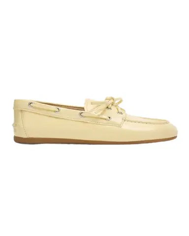 Miu Miu Leather Lace-Up Moccasins | Thumbnail 1 Miu Miu Leather Lace-Up Moccasins | Thumbnail 1