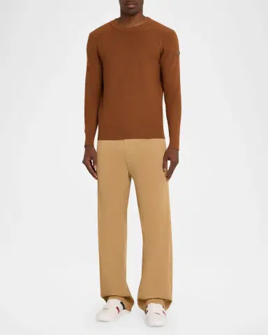 Moncler Men's Wool Knit Crewneck Sweater | Thumbnail 2