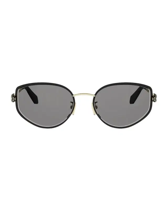BVLGARI Serpenti Forever 55mm Oval Sunglasses