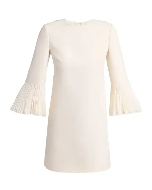 Valentino Garavani Embroidered Bell-Sleeve Mini Dress