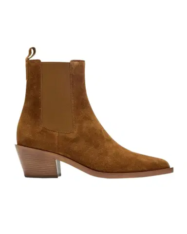 Gianvito Rossi Wylie Suede Western Chelsea Booties | Thumbnail 1