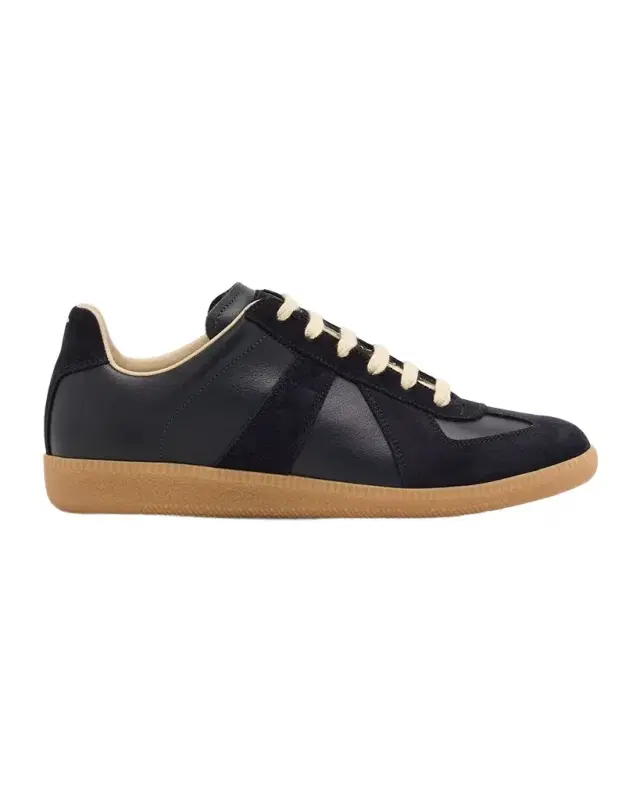 Maison Margiela Replica Suede & Leather Sneakers